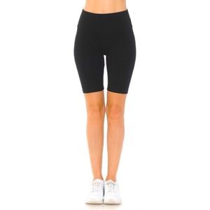 High waist bike shorts